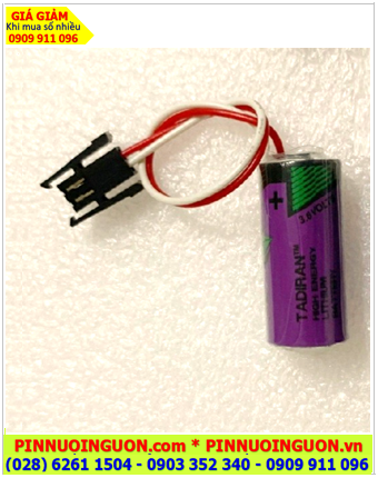 Tadiran TL-5955 (Zắc Mitsu ); Pin nuôi nguồn PLC Tadiran TL-5955 lithium 3.6v 2/3AA 1650mAh chính hãng, Xuất xứ Israel